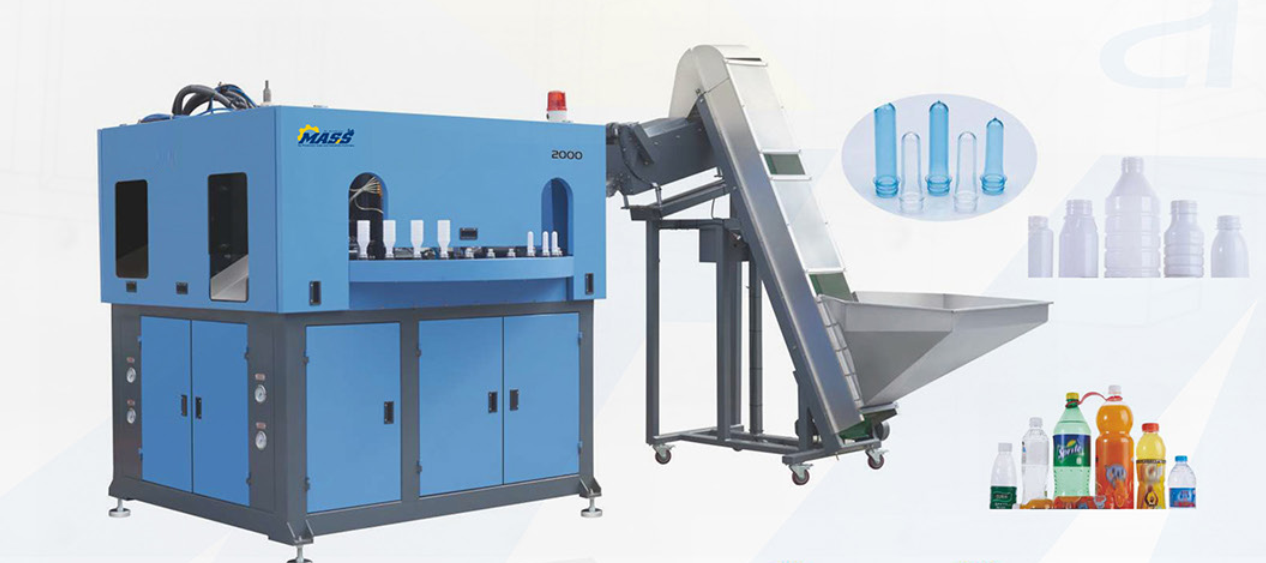 Molds Blowing Machines (2 cavities) 2 liters (Fully Automatic and Others with Automatic Manual Feeding)