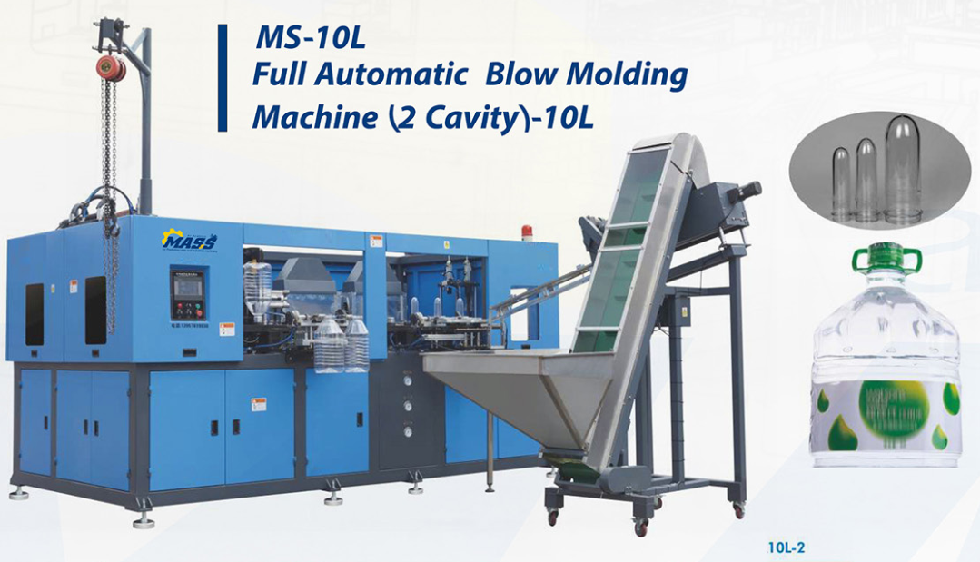 2 Cavity- 10L Automatic Plastic Blowing Machine