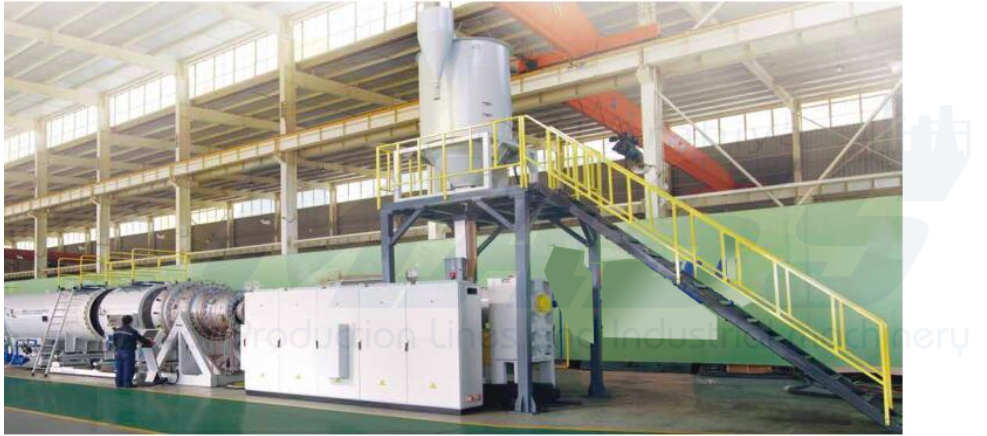 Large Diameter HDPE Solid Wall Pipe Extrusion Production Line