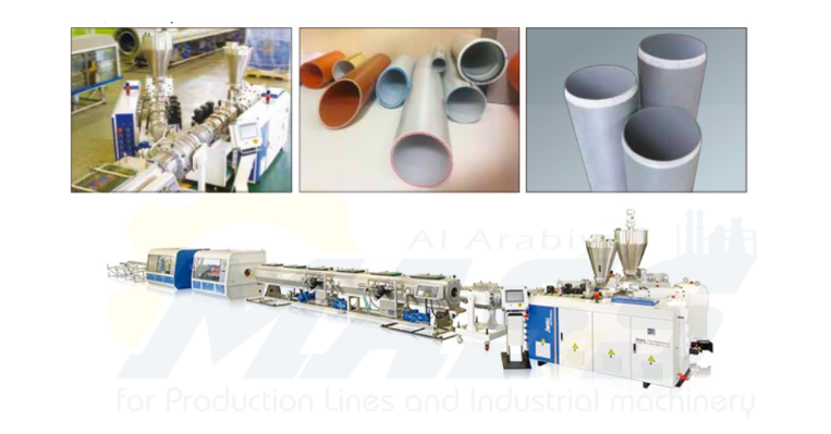 3-layers PVC Solid Wall Pipe Co-extrusion Production Line