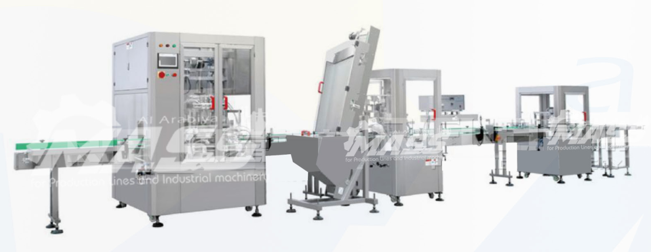 100-1000ml automatic liquid filling production line