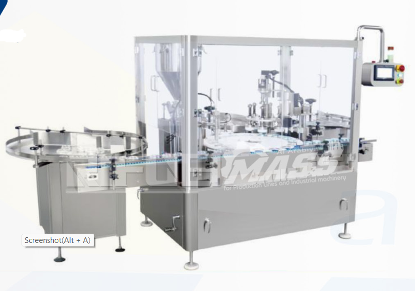 Cream filling and capping machine