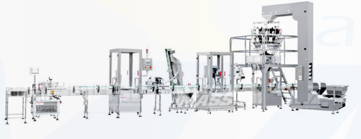 10-head granule filling and weighing production line