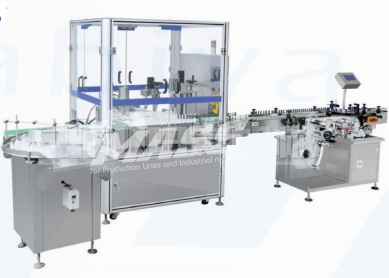 Double heads automatic peristaltic pump filling and capping machine