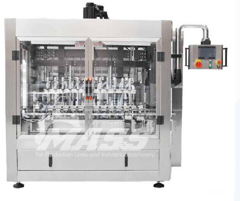 Servo motor piston filling machine