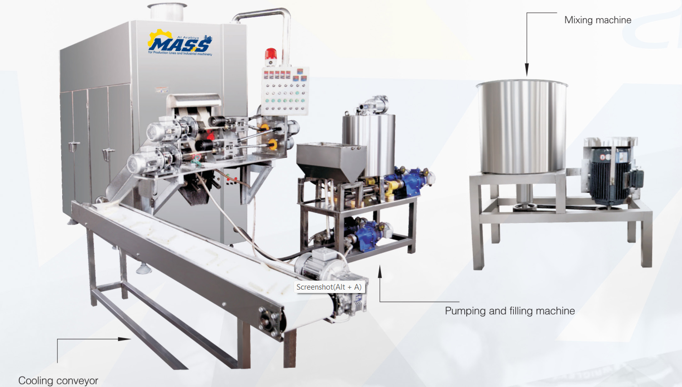 Automatic finger biscuit packing machine